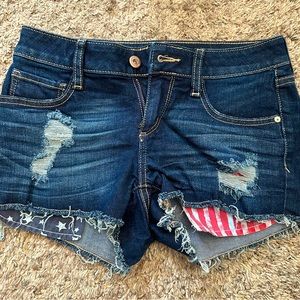 Arizona Jean Co - dark blue denim jeans shorts